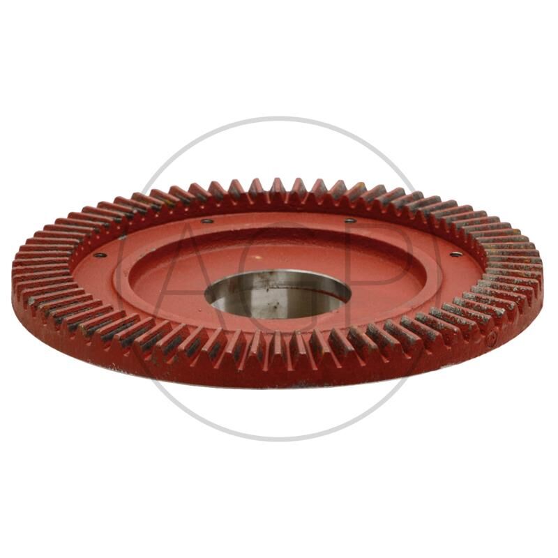 Talířové kolo pro Kuhn, počet zubů 72, vnější Ø 285 mm, šířka 55 mm, vnitřní Ø 77 mm, rozestup děr 80 mm