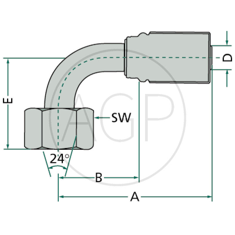 PNE 16 DKOL M26x1.5 90° (18L)