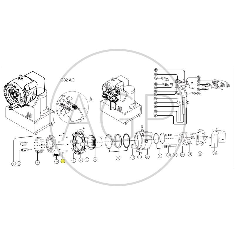 Blokování Pin SET - G32