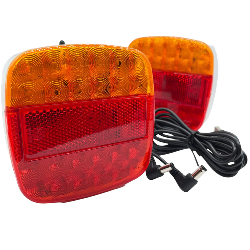 LED bezdrátová zadní světla se silným magnetem k osvětlení přívěsu