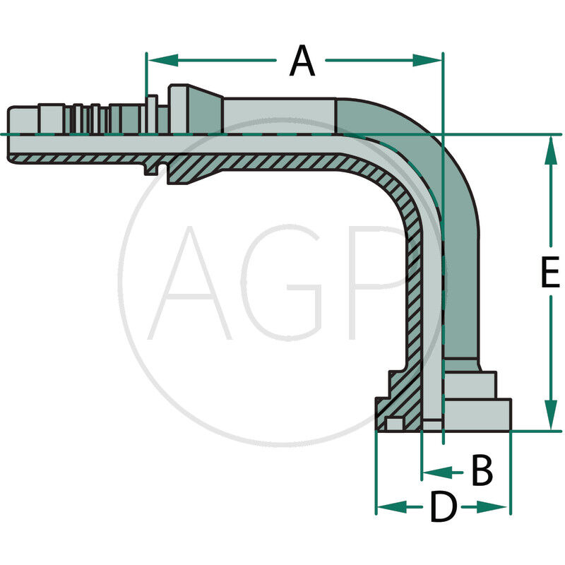 PN 32 SFL 1.1/4 90° SL=168
