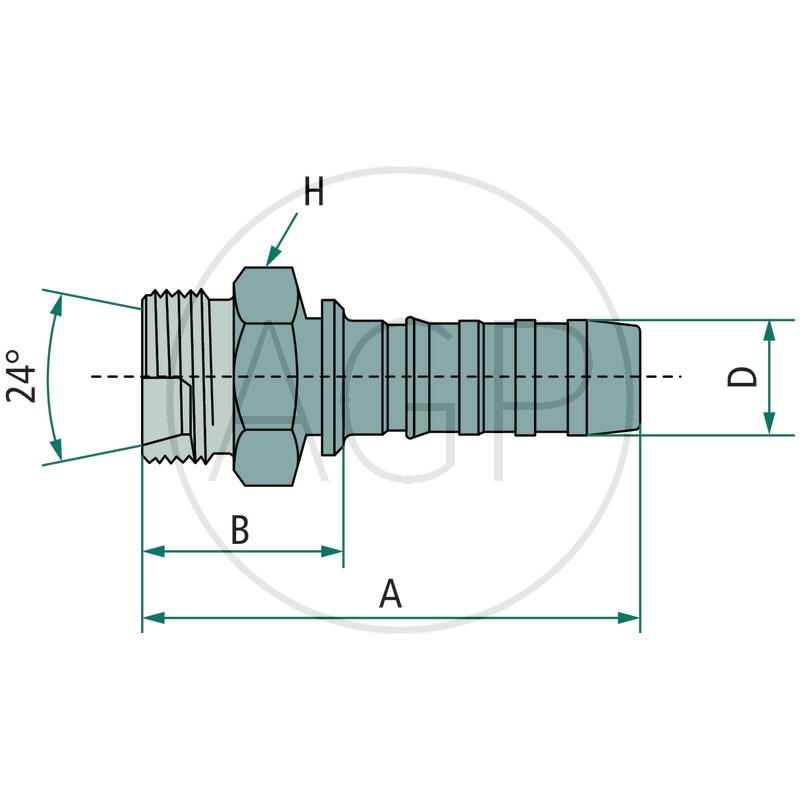 PNB 12 AGS M24x1,5 (16S)