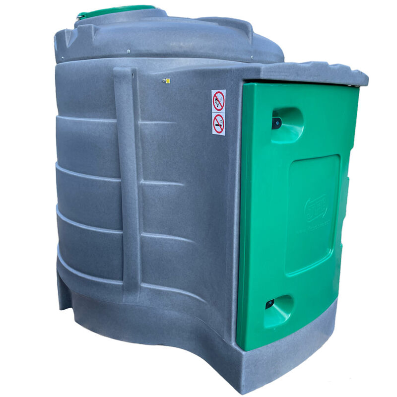 Stacionární dvouplášťová nádrž na naftu JFC o objemu 2500 l s počítadlem a hadicí