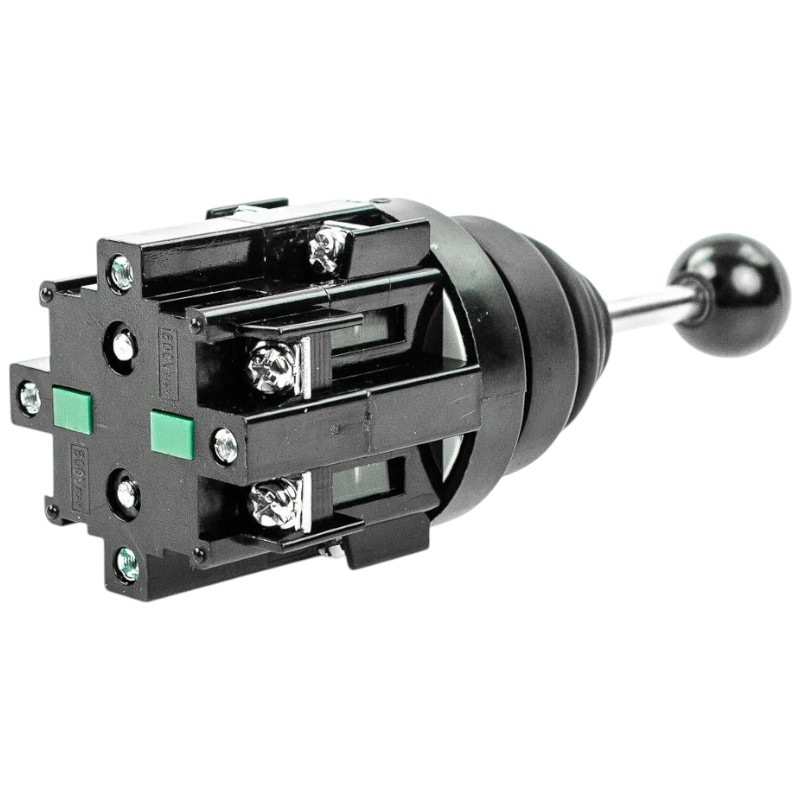 Elektrický křížový joystick pro 2 dvojčinné hydraulické sekce, 4× NO