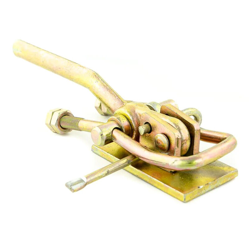 Karhák k zajištění bočnici pro levou stranu s nastavením délky a s pojistkou proti samovolnému odjištění