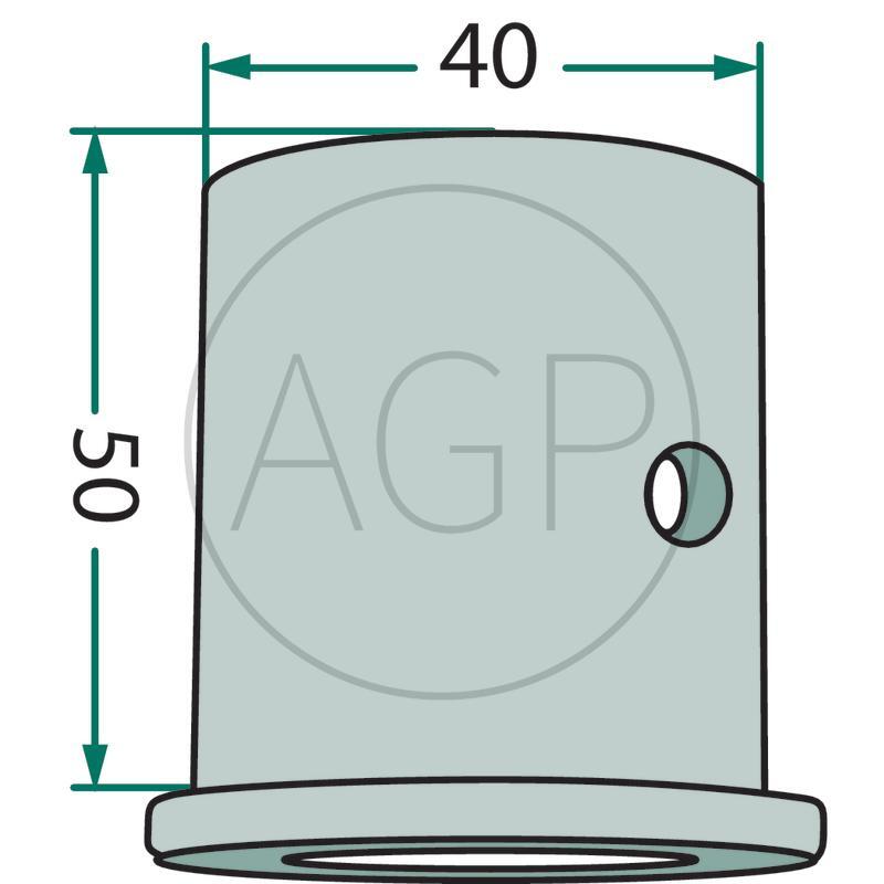 Pouzdro pro shrnovač píce Pöttinger pro modely Alpintop, TOP a SK