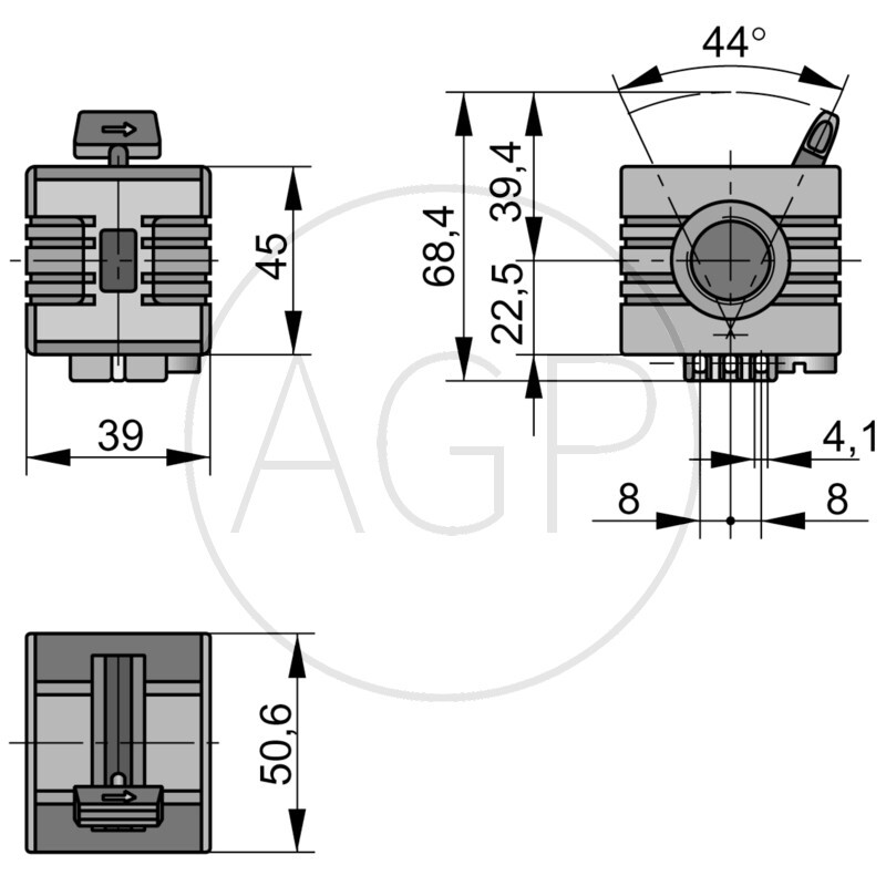 WH-KH1-1/4 3/2 cestný kulový kohout