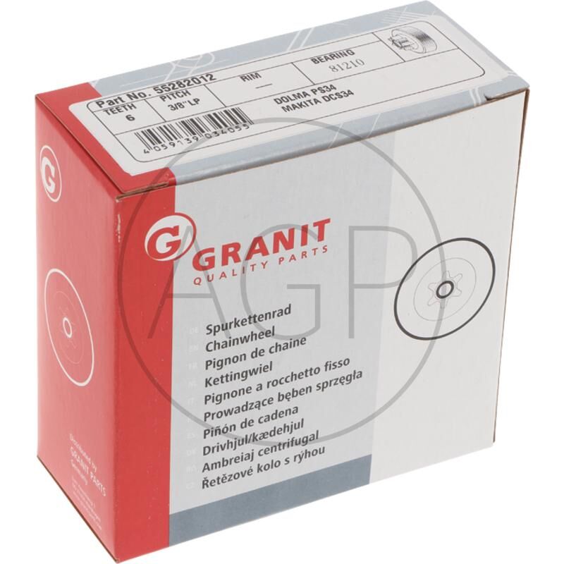 Řetězové kolo s rýhou