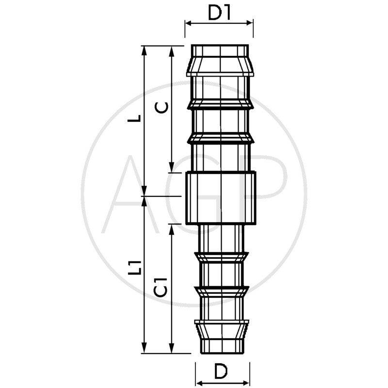 E-GVr-8-6-PA Přímá spojka