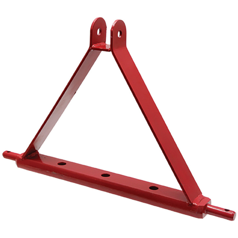 Tažná lišta o délce 810 mm s čepy o průměru 28 mm na traktor do zadních ramen s otvory pro kouli K50