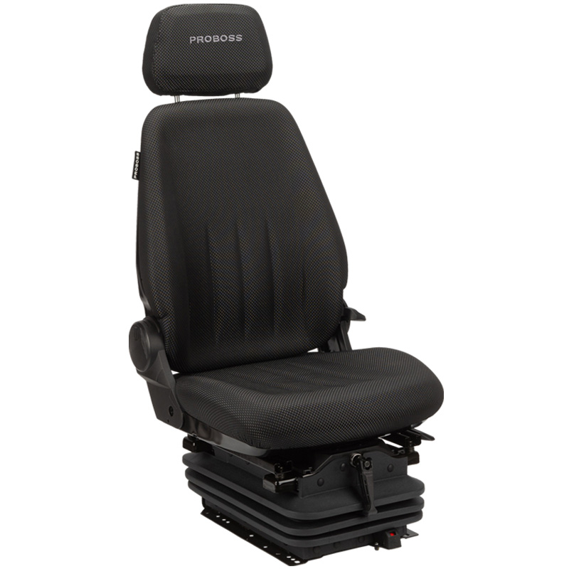 Mechanicky odpružené sedadlo PROBOSS s ergonomickým komfortem pro traktory, bagry, nakladače