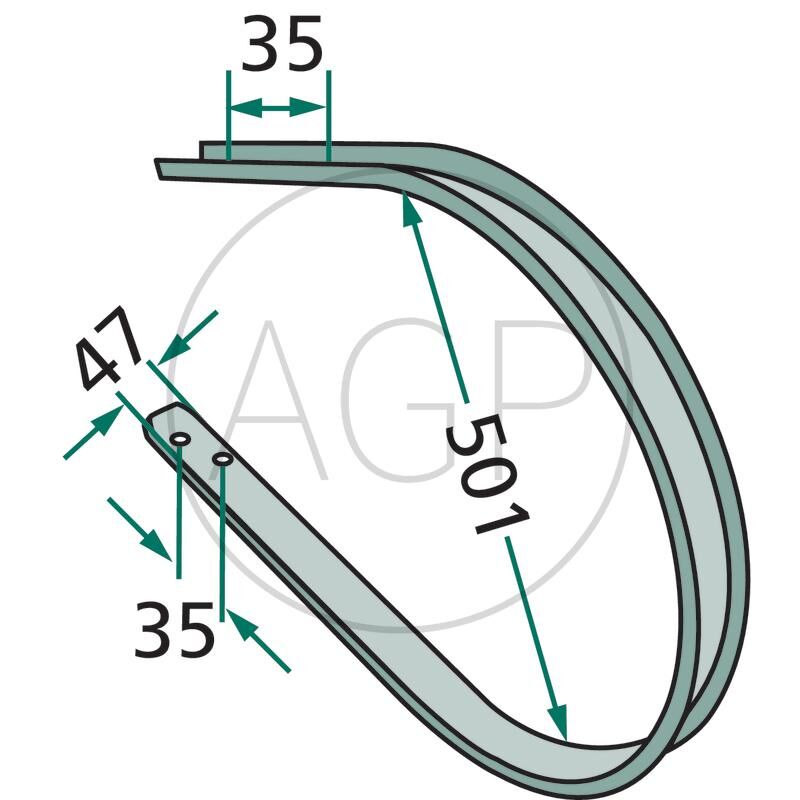 Stírací plech Deutz-Fahr, na typy HD 380, 440