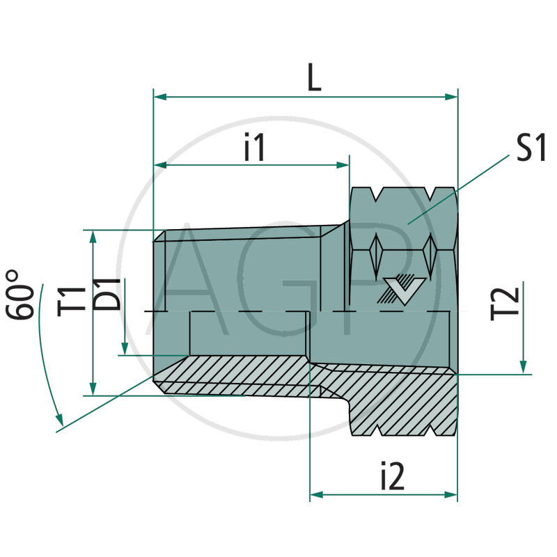 GA-AGN 1/8 - NPT-f 1/8 VA