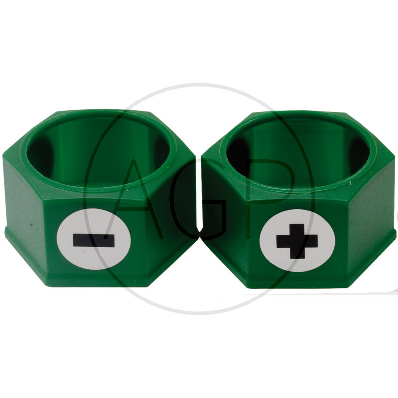 Krytka s obsahem 5x symbol +, 5x symbol - v zelené barvě