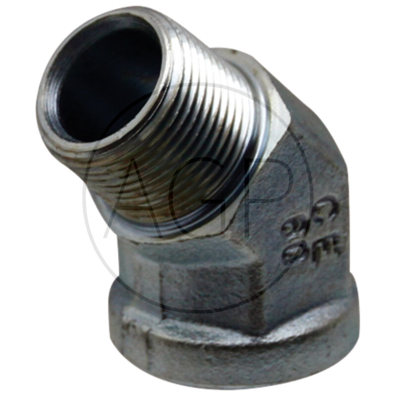WA 3/4 M-F-NPT 45°