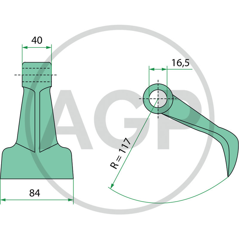 Kladivo mulčovače Tierre