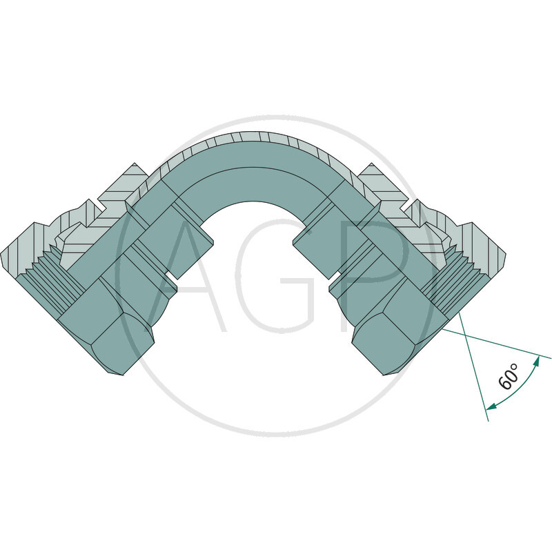 WA 3/8 FS-BSP x 3/8 FS-BSP