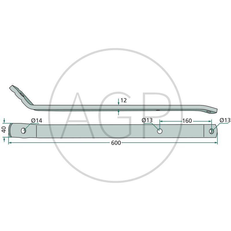 Rameno pera pro Kuhn, na sérii GF