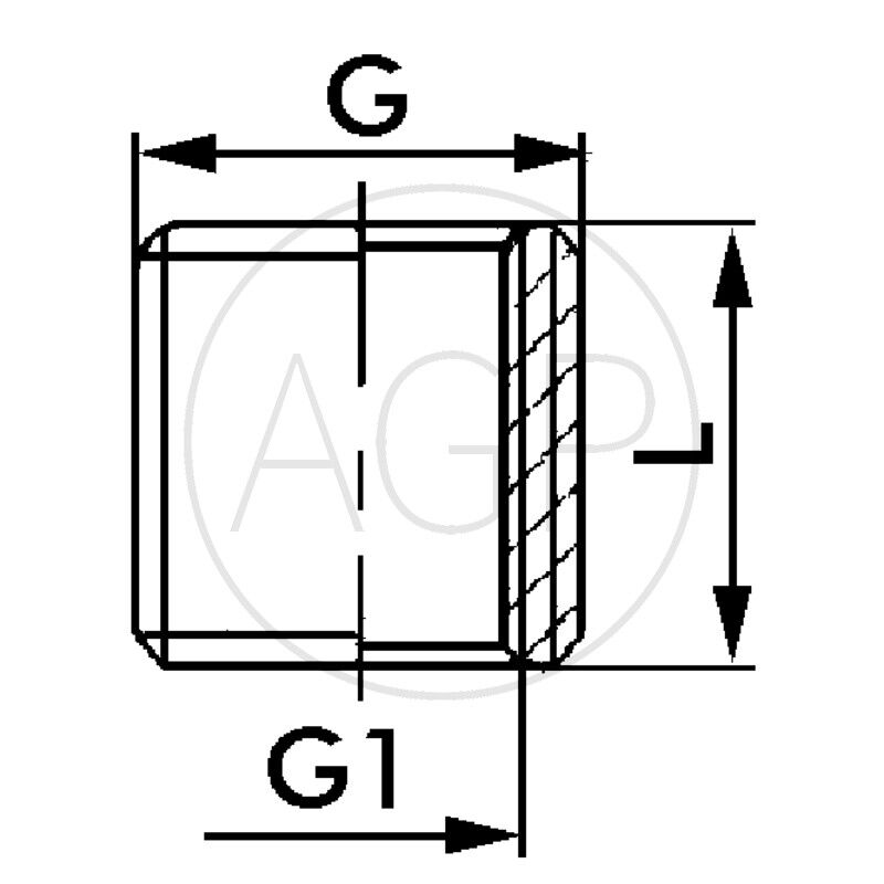 F-ROS-1-3/4-MS Redukce šroubení