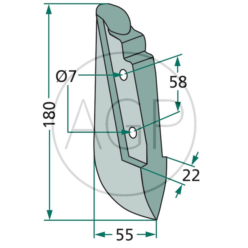 Ostří secí botky vhodné pro Accord