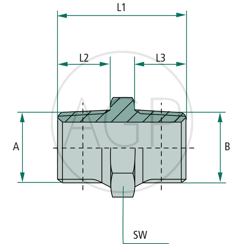 GA 1/8 M-NPT x 1/4 M-NPT