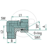 WA 3/4 M-NPT x 3/4 FS-BSP