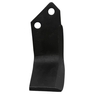 Levý nůž pro rotavátory Howard Rotavator o délce 180 mm a šířce 138 mm