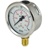 Manometr glycerinový WIKA do 400 bar se závitem 1/4 o průměru 63 mm k měření tlaku