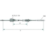 Brzdové lanko AL-KO 299711 o délce 1230 mm a délce pouzdra 1020 mm pro přívěsy do 3,5 t