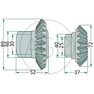 Kuželové soukolí pro Deutz-Fahr, na typ KM 24, 27 a 21 zubů