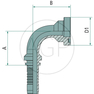 PN 38 SFS 1 1/2 90°