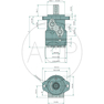 Motor BREC 250cc D=25mm G 1/2“