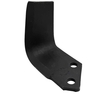 Levý nůž pro rotavátory Howard Rotavator o délce 180 mm a šířce 138 mm