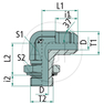 WEE AGJ 1.7/8 - BSPP 1.1/2 VA