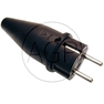 Zástrčka gumová 10/16 A, 250 V
