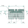 GA 3/8 FS-BSP x 3/8 FS-BSP