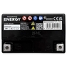 AGM baterie 12V kapacita 6Ah ENDURANCE ENERGY se startovacím proudem 100 A