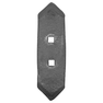 Náhradní hrot / radlička pro pružné pero kultivátoru 40 × 10 mm