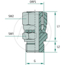 GA 1 FS-ORFS x 1/2 M-BSP