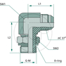 WAE 7/16 M-JIC x 3/8 M-BSP