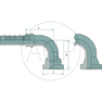 PN 25 SFS 1 90° SSP