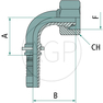 PN 06 DKOS M14x1.5 90° (6S)
