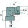 WA-BSPP-f 3/8 90° VA