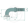 PNB 16 SFL 3/4 90°M