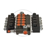 Hydraulický rozvaděč 40 L 24V 5x dvoučinný (A-B uzavřený) elektricky ovládaný.