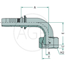 PN 10 DKL M22x1.5 90° (15L)
