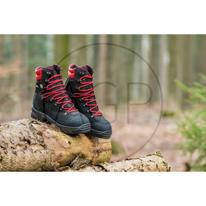 Dřevorubecká-kožená obuv  "FOREST TECH"