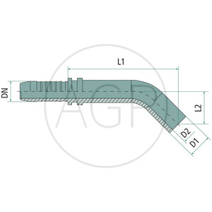 PN 06  RSL/S 08 L/S  45° VA