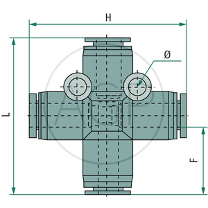 B-KV-10-KU Křížová spojka