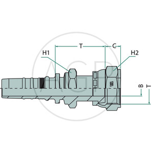 PN 25 DKORF 1.11/16" IL